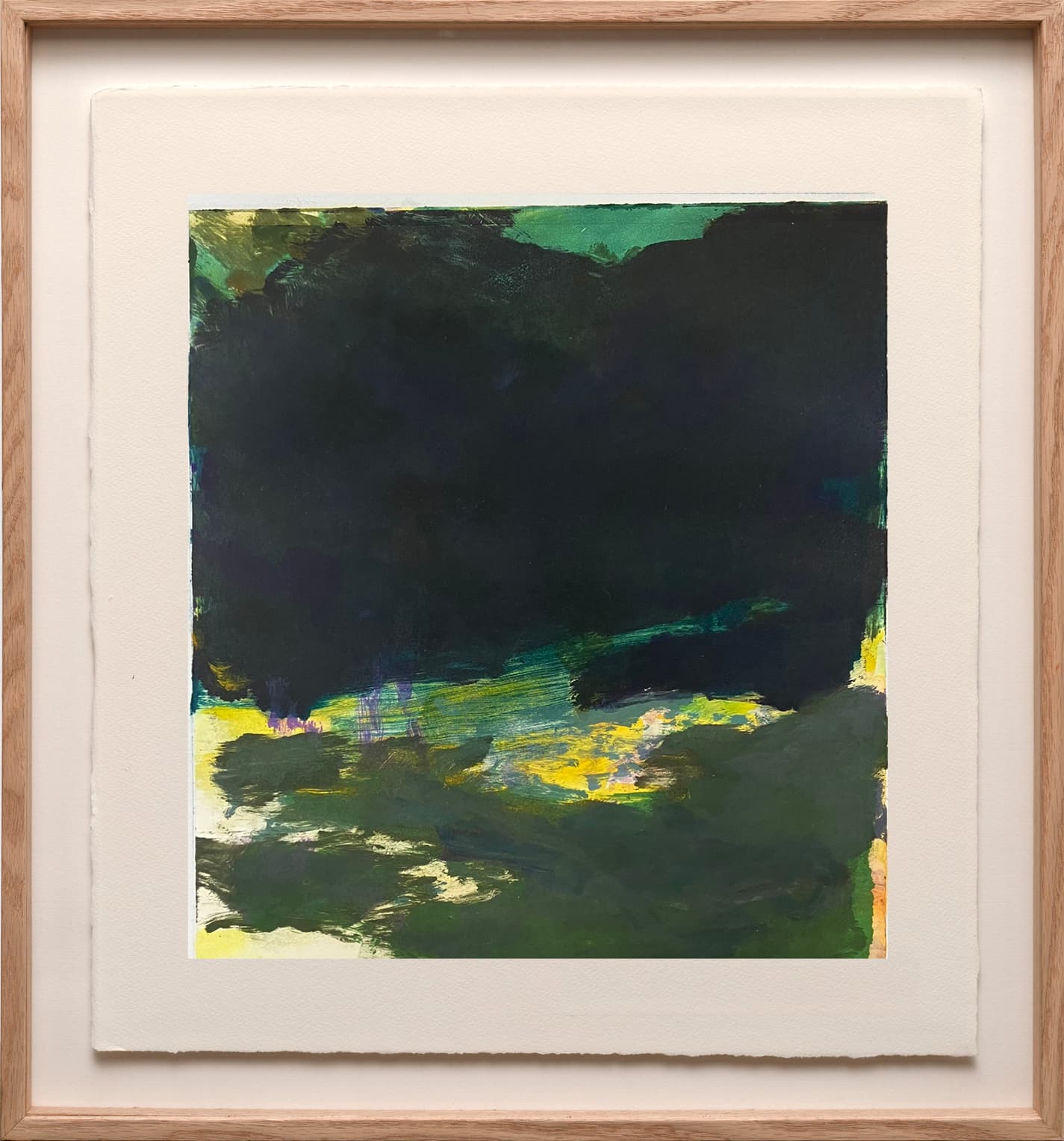 Monotype « L'absence » par Agathe Chebassier, œuvre d'art originale